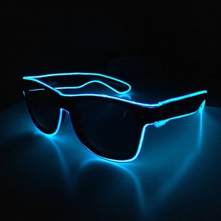 Briller med blåt lys